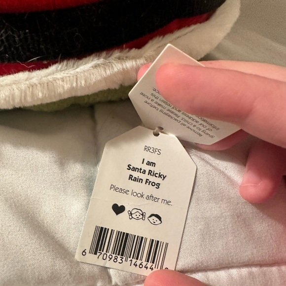 NWT jellycat christmas santa ricky rain frog plush stuffed animal - Picture 8 of 8